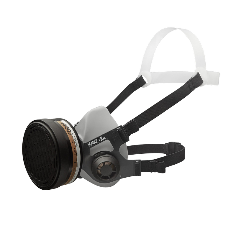 Maschera di protezione contro gli spray antigas Kasco K50 mezza faccia con filtro ZA1P3